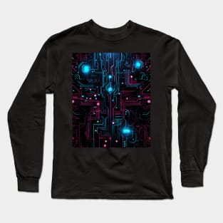 Techno patern Long Sleeve T-Shirt